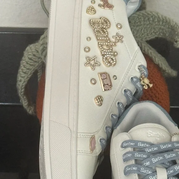 Aldo White and Blue Barbie Sneakers - Picture 5 of 10